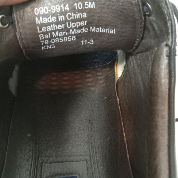 Dockers ACS Air Cushioned System Mens US 10.5 M Leather Shoes Loafers Black - Picture 9 of 14